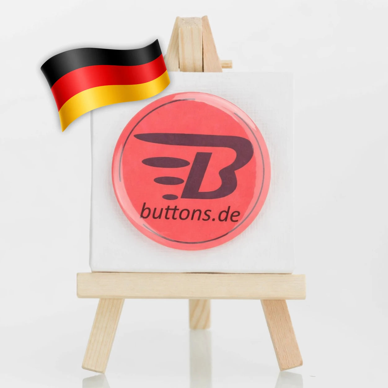 buttons neon rot