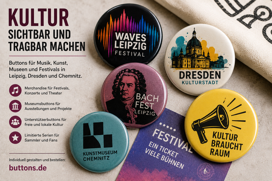 Buttons bestellen in  Sachsen