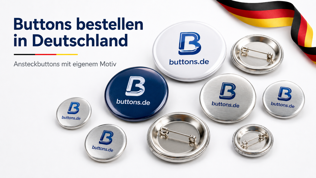 Buttons bestellen in Deutschland