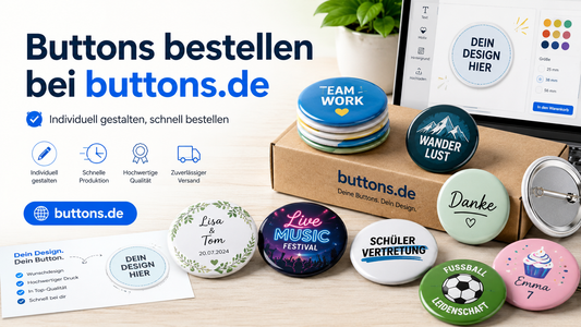 Buttons bestellen ohne teure Fehlgriffe