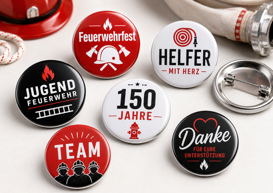 Buttons für Feuerwehrfeste bestellen