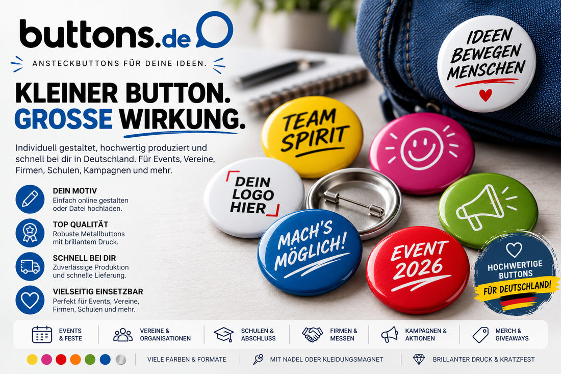 Druckdatei für Buttons richtig erstellen