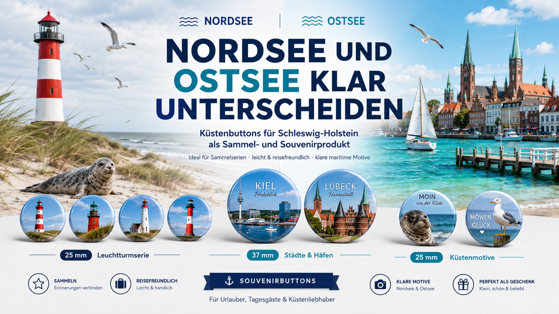 Küsten Buttons Schleswig-Holstein bestellen