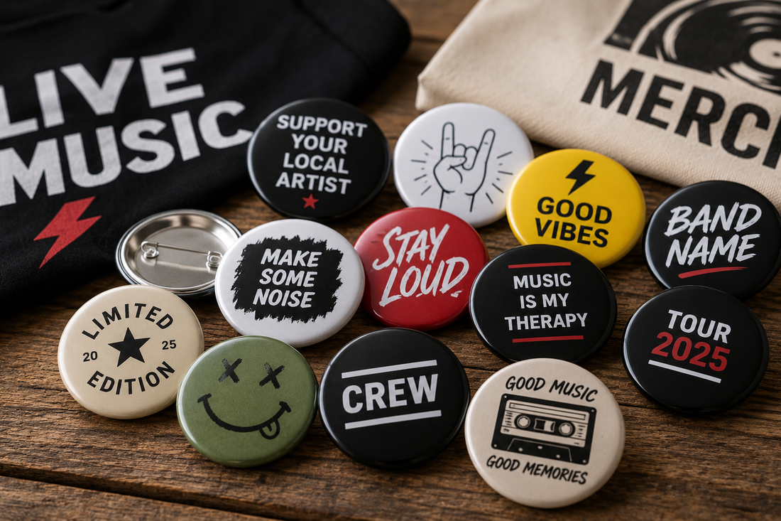 Merch Buttons erstellen: So wirken sie wirklich