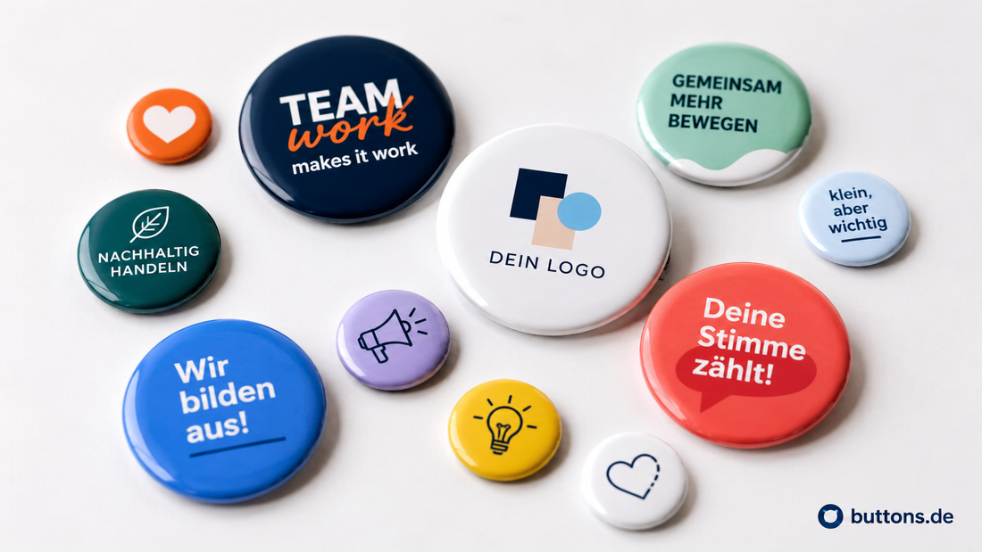 Individuelle Ansteckbuttons bestellen bei buttons.de