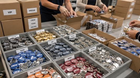 Buttonproduktion für Großveranstaltungen planen