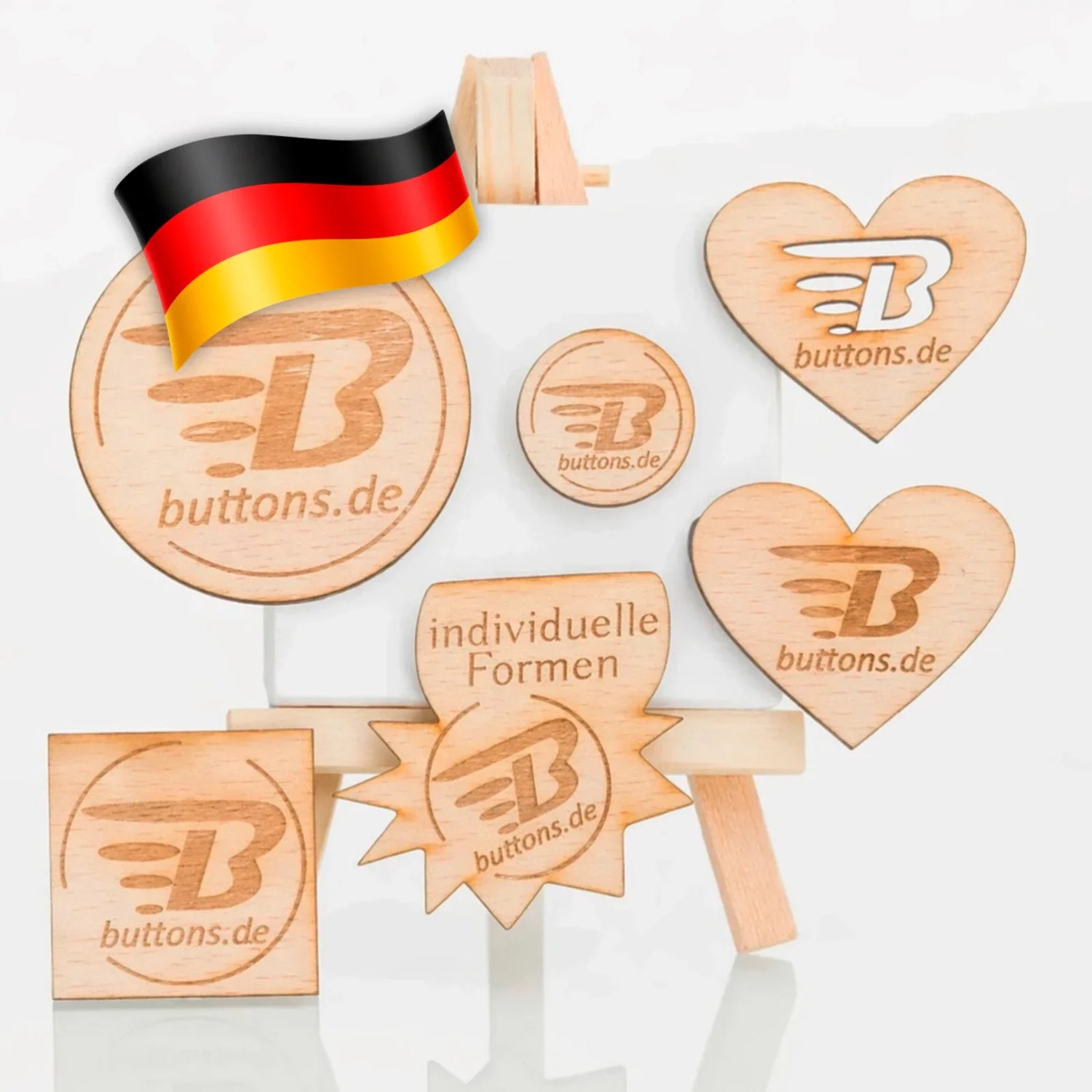 holzanstecker buttons bestellen deutschland