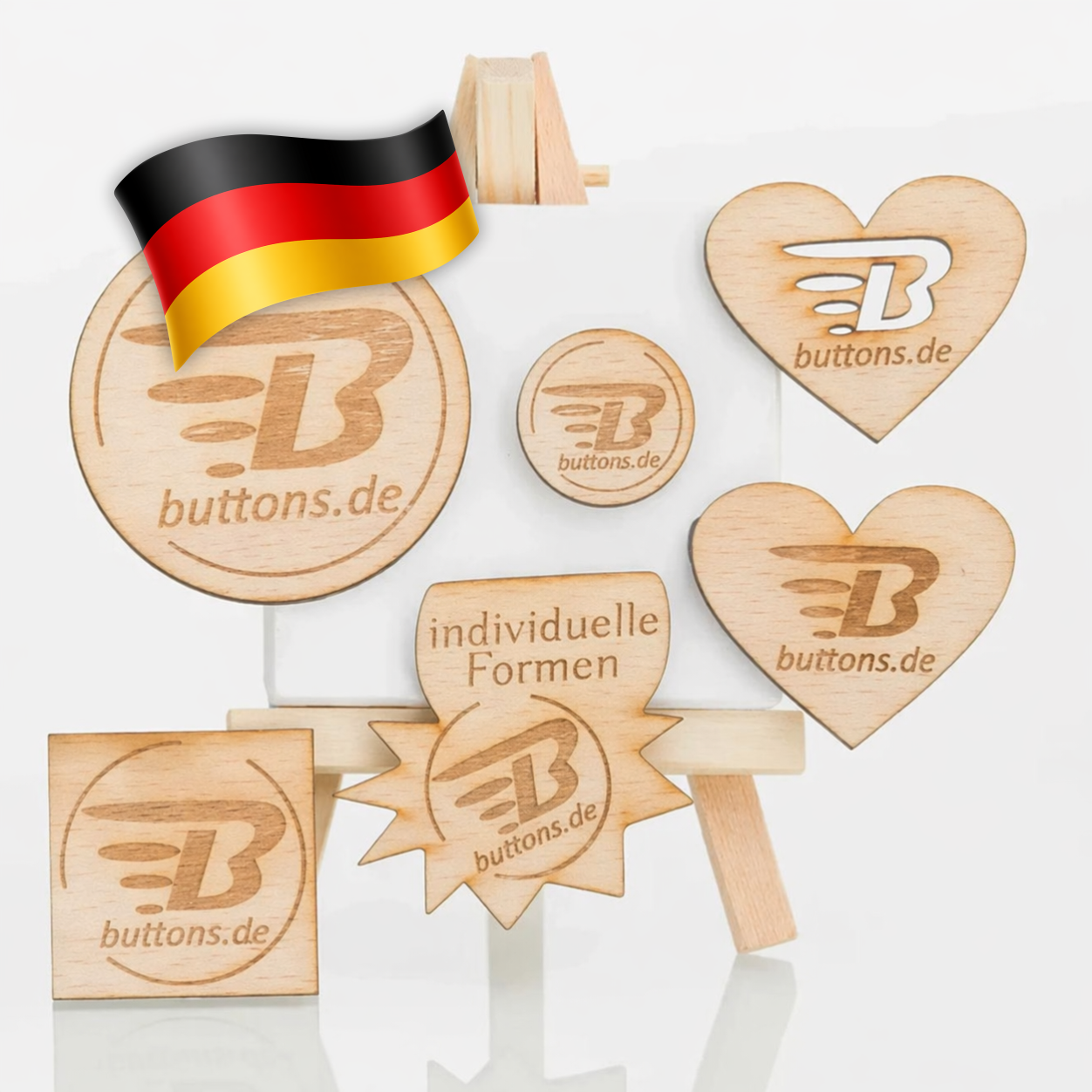 holzanstecker buttons bestellen deutschland
