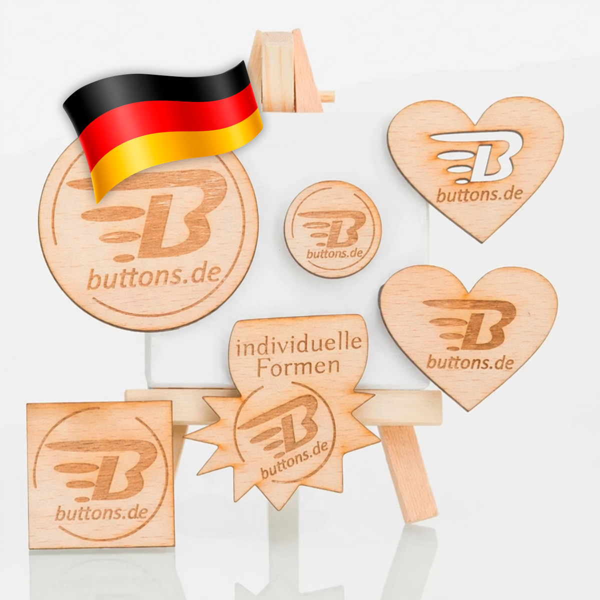 holzanstecker buttons bestellen deutschland